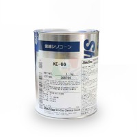 日本信越（ShinEtsu）KE-66雙組份RTV自粘型一般電氣（qì）用灌封矽膠1KG/罐