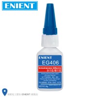 ENIENT EG406快幹（gàn）膠塑料橡膠粘接金屬粘接5~10秒固化（huà）無白化透明20G